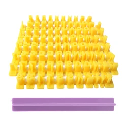 Alphanumeric Cookie Stamp Set for Custom Message Baking (Yellow)