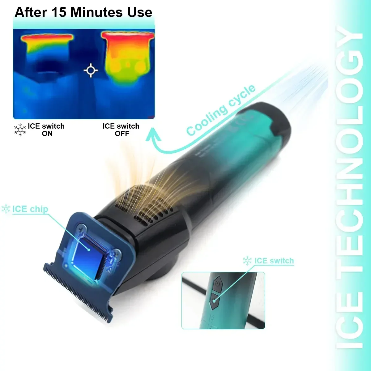 ماكينة قص الشعر الاحترافية للرجال DLC شفرة لتشذيب...