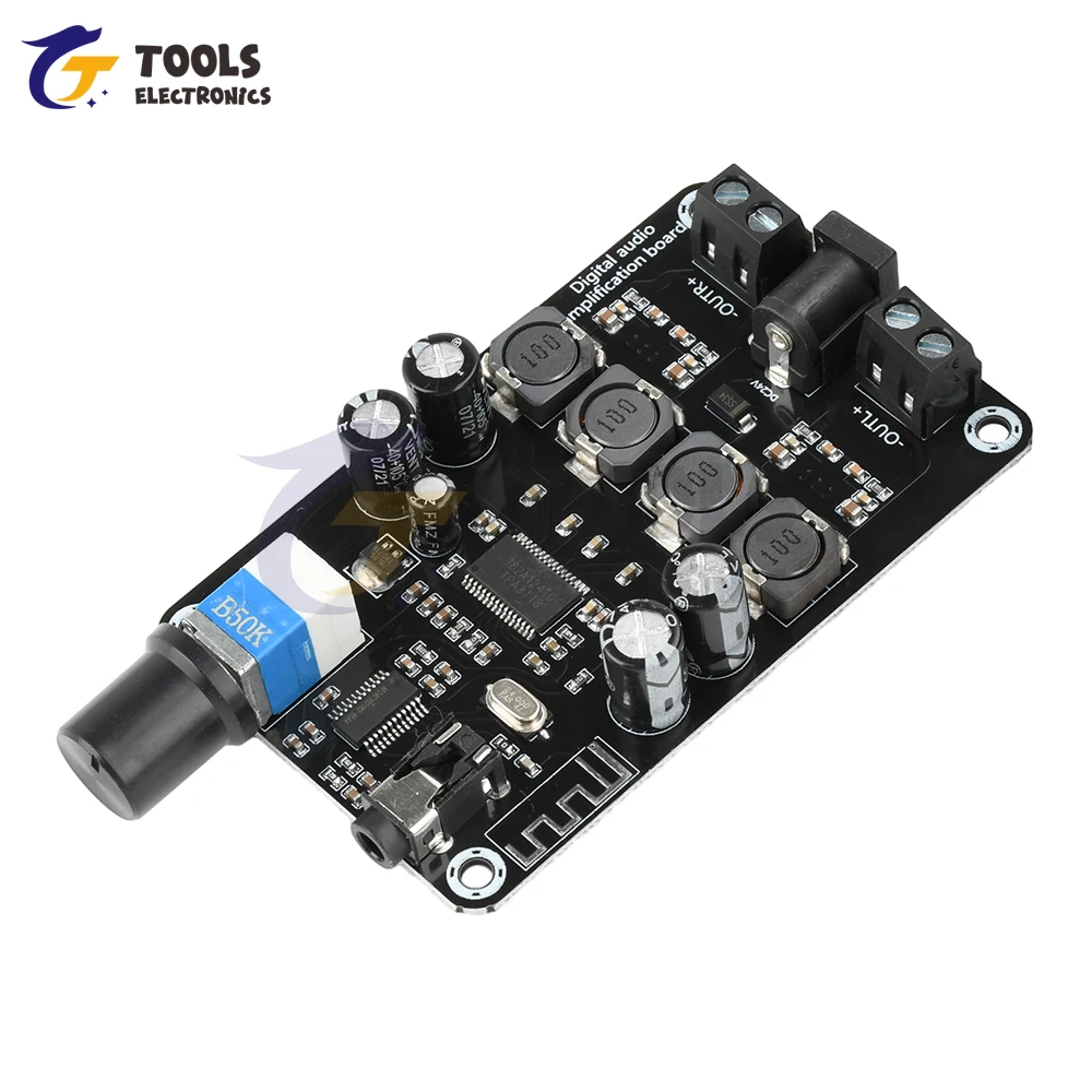 TPA3118D2 Stereo Digital Audio Power Amplifier Board XH-A415 DC12-24V High-Power Adjustable Audio Amplifier Board Amp Module - 4