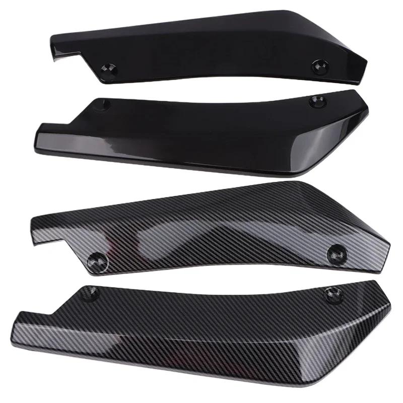 Carbon Fiber Side Skirt Extension Car Bumper Strip Lip Spoiler