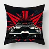 Modern Simple Car Illustration Pillow Cover Bedroom Cafe Decoration Applicable Car Cushion Cover 40x40cm 45x45cm 3