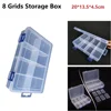 20*13.5*4.5cm Adjustable 8 Grids Compartment Plastic Holder Case Organizer Storage Box Screw  Large Capacity Storage Box Tool 2