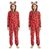 2025 Christmas Family Matching Rompers Adult Kid Baby Family Matching Outfits Pajamas Xmas Deer Family Look Matching Jumpsuits 5