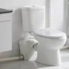 Toilet UpflushToilet for Basement Toilet System Upflush Toilet With Powerful Quiet Macerator Pump with 4 Water Inltes 1