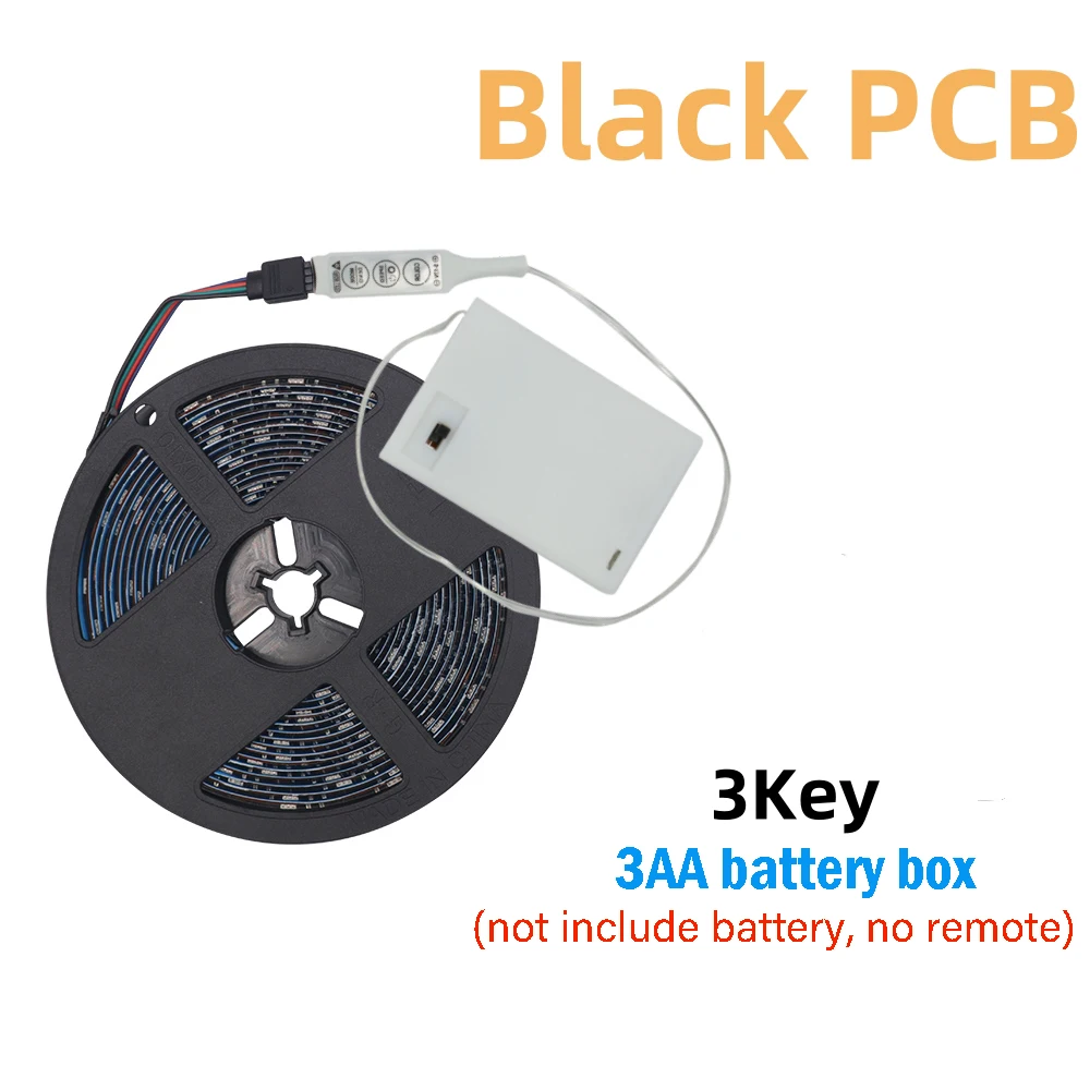 ตัวเลือกสินค้า เทปแสง LED ยืดหยุ่น RGB 5V 5050 สร้างบรรยากาศบ้าน