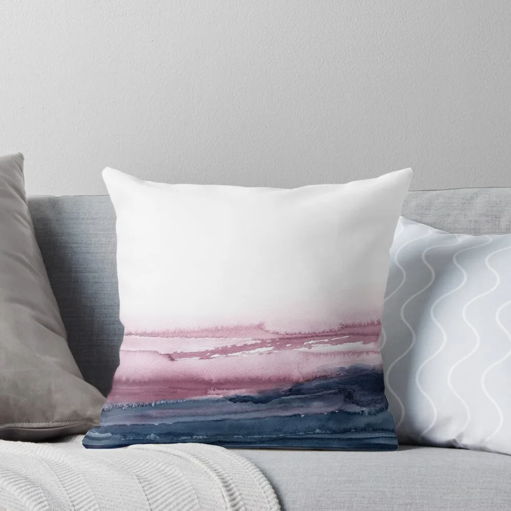 

pink navy landscape Throw Pillow Sofa Covers For Living Room Cushion Child