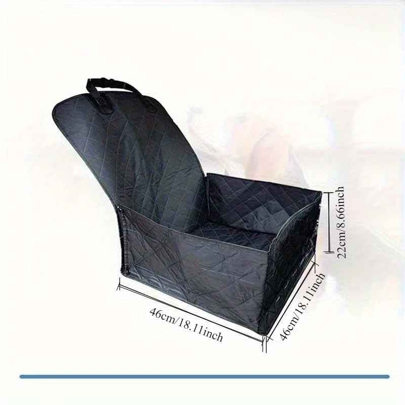 Pet-Friendly 3D Honeycomb Upgraded Pet Car Seat Cover-All-Season All-Weather, Portable Foldable Easy Install
