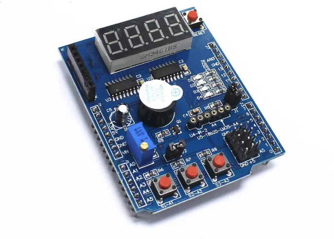 Kit Scheda Di Espansione Multifunzionale 1 Pz Apprendimento Basato Uno R3 Lenardo Mega 2560 Shield Xd-203