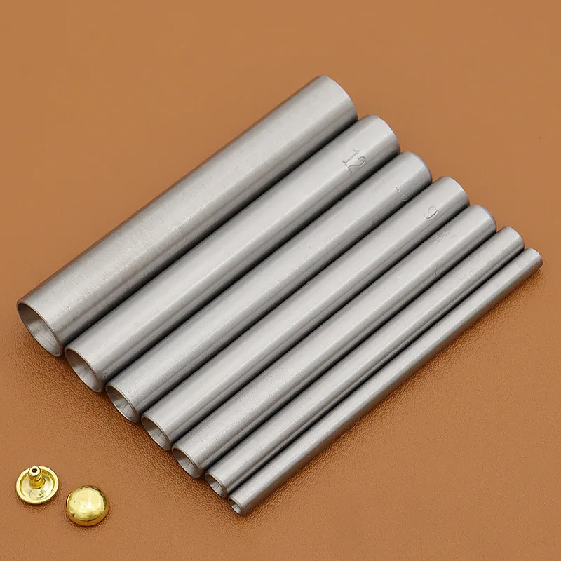 Description Picture 2 of item1piece Mushroom Domed Rivet Setting Tool Steel Spike Studs Punch Setter Hand Punching Tool for Leathercraft Garment Shoe Hat DIY