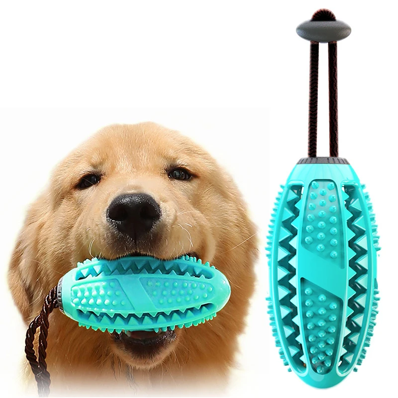 Dog Toothbrush TPR Non Toxic Material Pet Molar Stick Tooth Cleaning Toy Can Be Filled With Dog