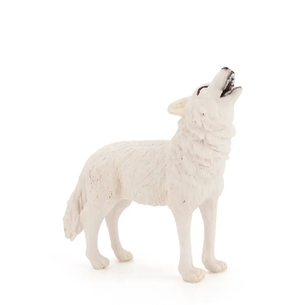 Woodland Wolf Figurines - Realistic Animal Cake Toppers & Party Decor
