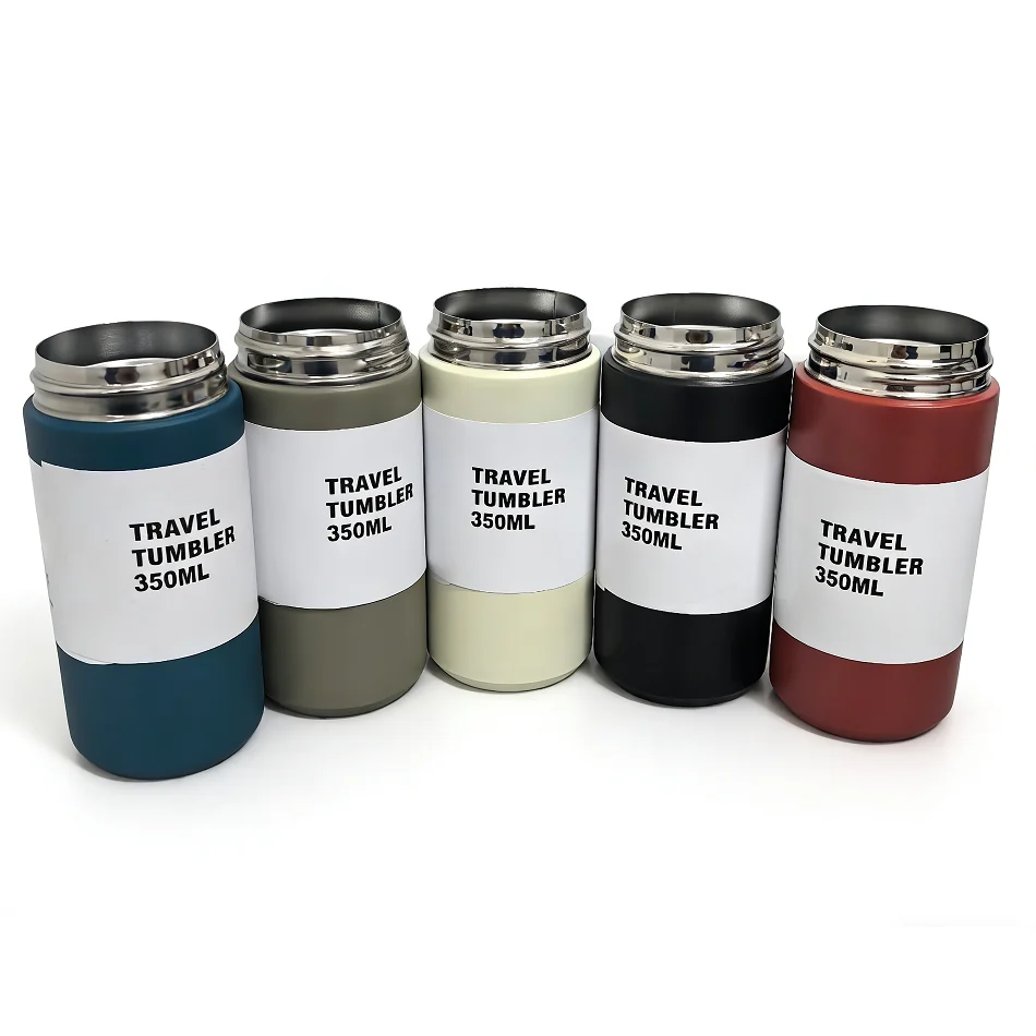 Neuer 350ml/500ml Edelstahl-Wasserbecher Niedlicher Thermobecher Tragbare Isolierflasche Vakuum-Thermoskanne – Detail 3