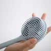 Double-Sided Silicone Back Scrubber Long Handle Scrubber Long Handle Mud Back Scrubber Shower Massage Non-Slip Exfoliation Brush 6