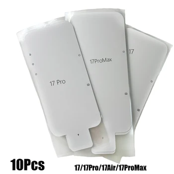 Adesivo per pacchetto protettivo ricondizionato per schermo del telefono cellulare nuovo da 10 pezzi per iPhone 17 Pro Max Air Pellicola protettiva anteriore di fabbrica
