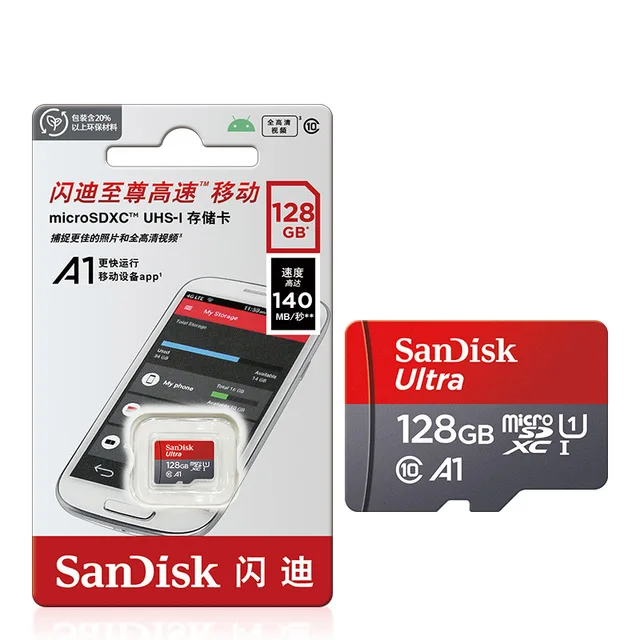 Original Sandisk Memory Card 256GB 128GB 64GB 32GB TF micro sd card Class 10 UHS-1 flash card Memory Microsd for Samrtphone PC - Image 4
