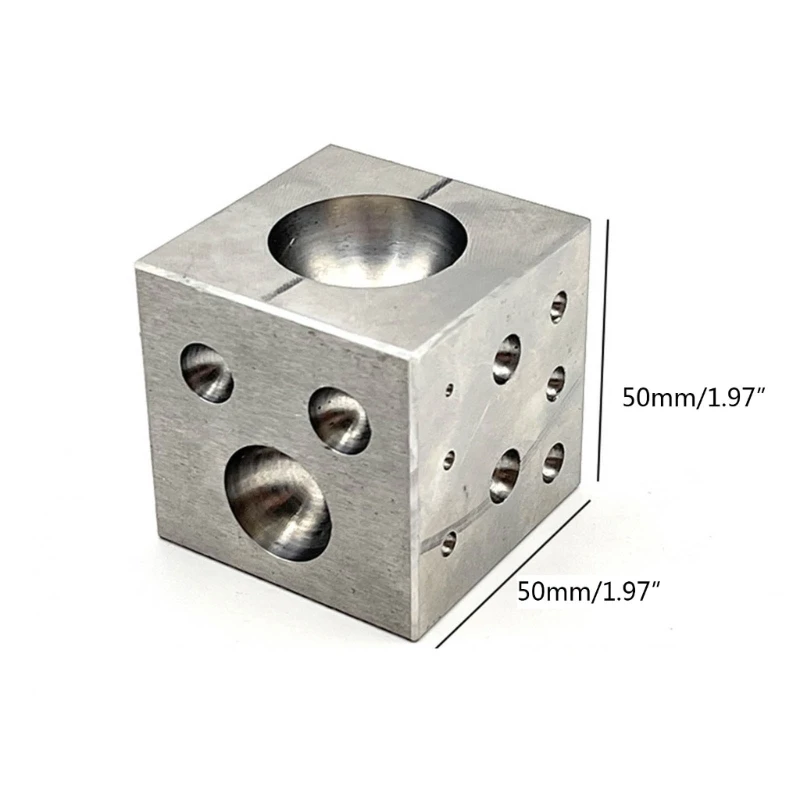 F19D Professional Dapping Doming Block ݼ   Square Bezel Mandrel