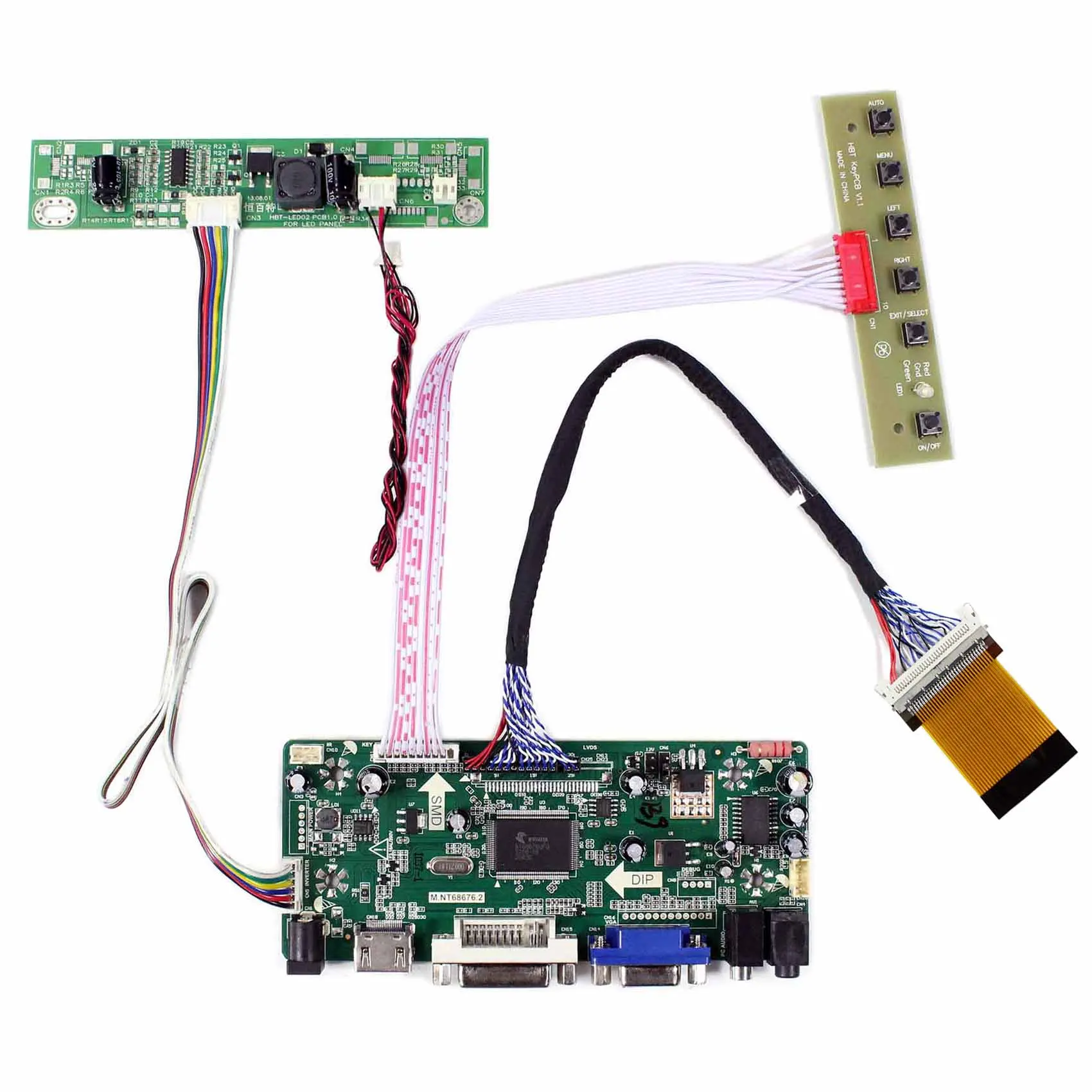 

Плата контроллера HDM I DVI VGA для ЖК-экрана 21,5 Дюймов LTM215HT04 1920x108 0