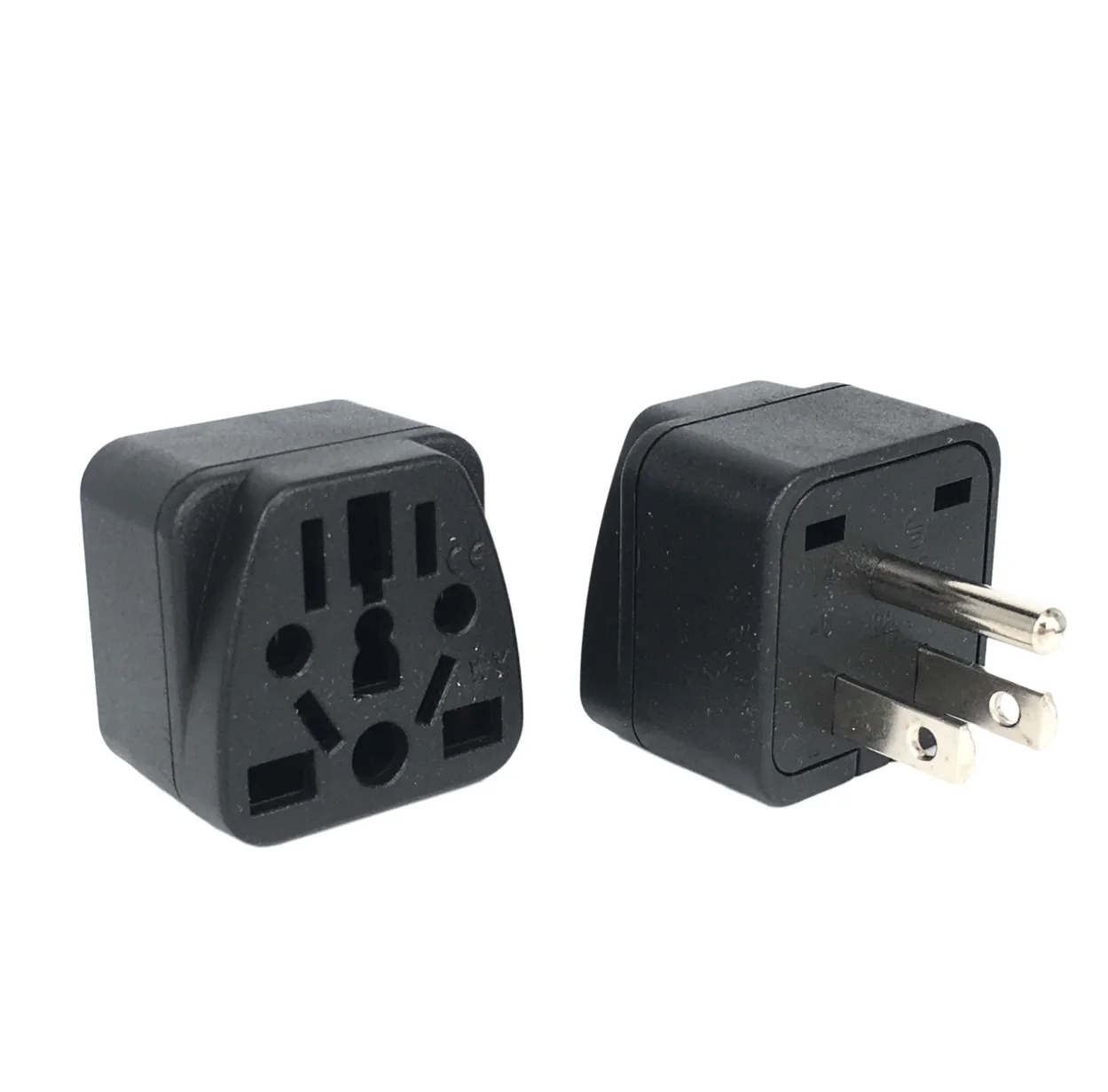1pc US/UK/AU standard conversion plug, single head optional multi country travel power adapter