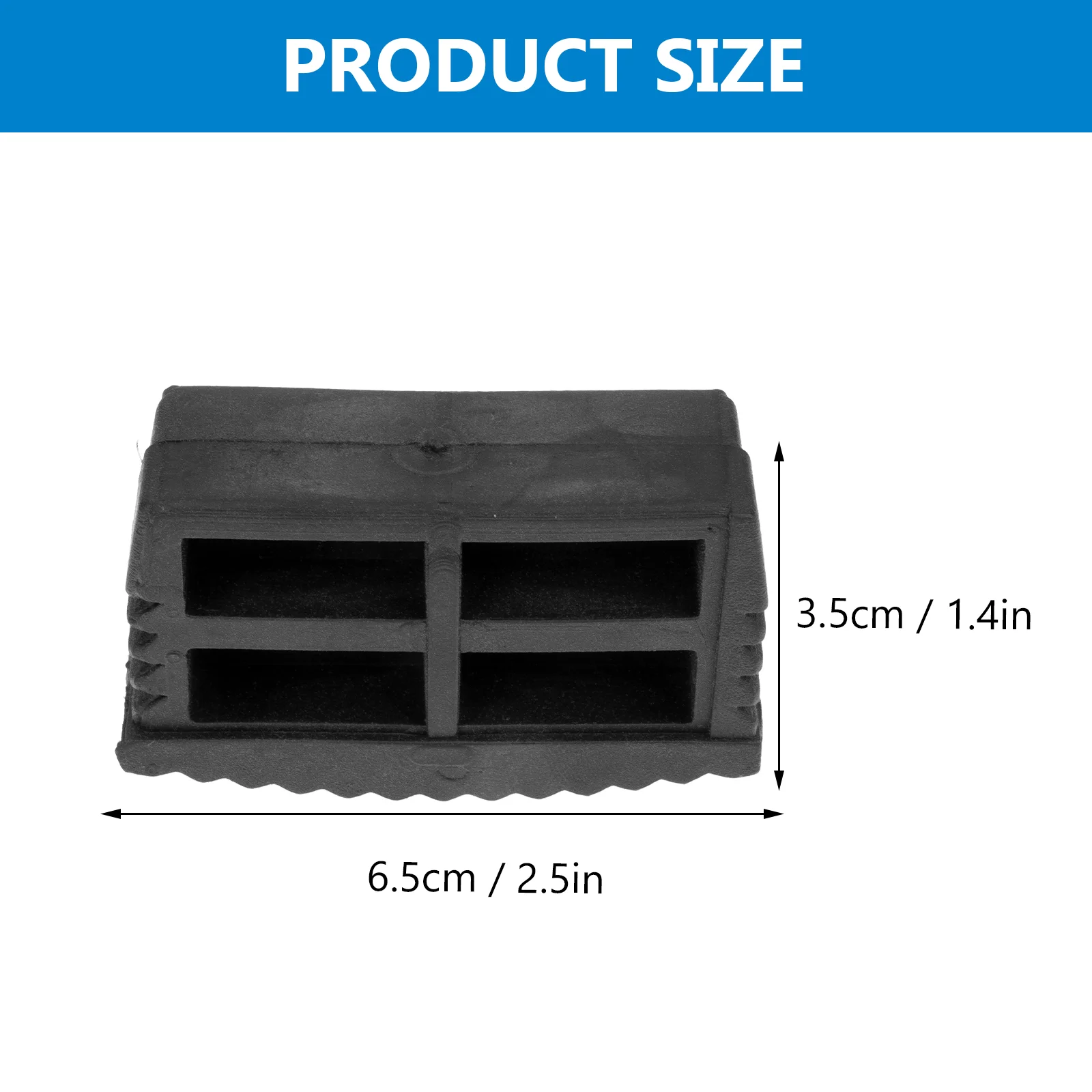 4 Pcs Step Ladder Leg Protective Cover Pads Foot Cover Leg Protector Accessories Feet Mat Non-slip Rubber ladder feet covers