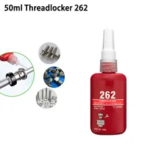 

50ml Threadlocker Screw Lock Glue Anaerobic Sealing Glue Adhesive Sealer 262 Metal Locking Adhesive