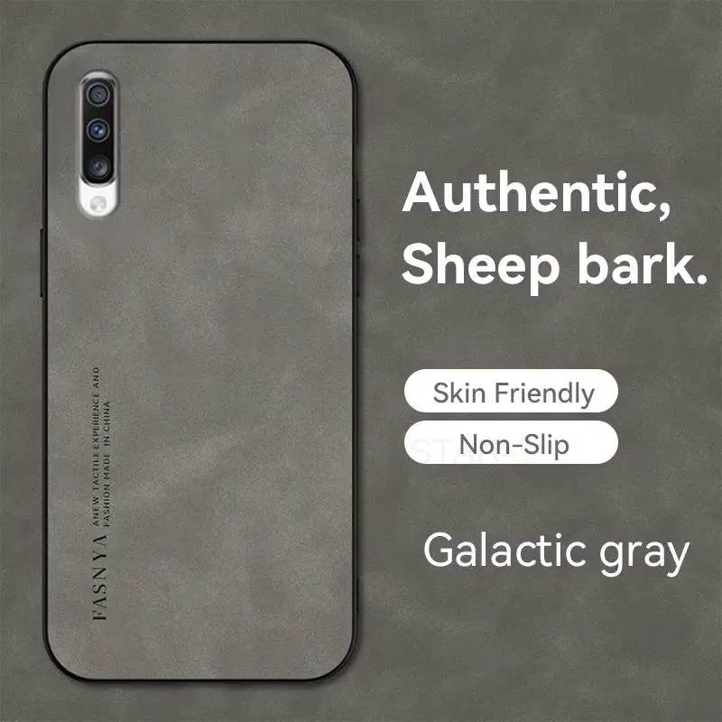 Luxury Sheepskin Leather Phone Case - Premium Men's Back Cover