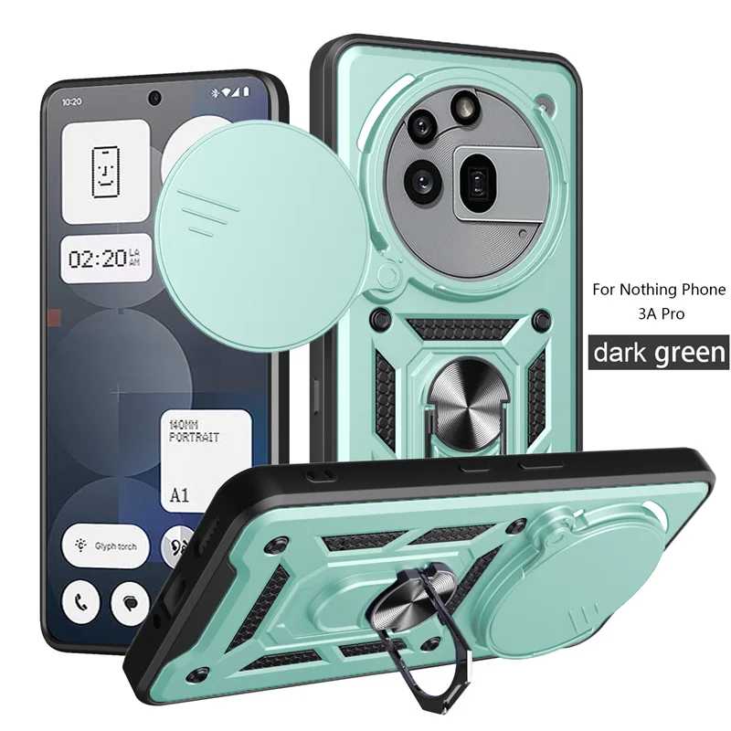 Enhanced Phone Case with Car Mount and Slide Camera Protection