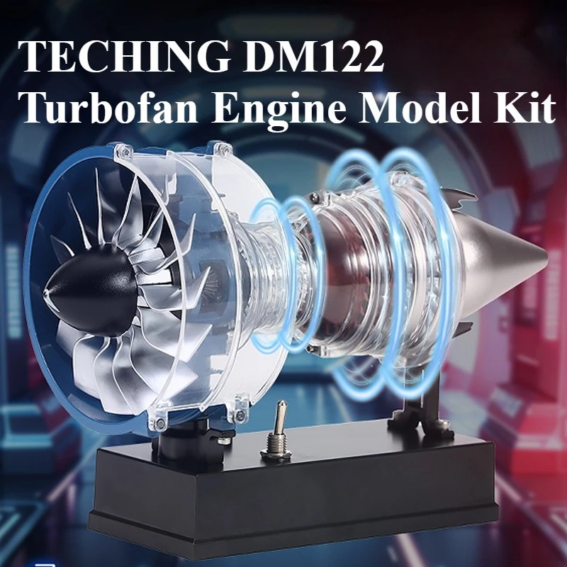 Turbofan Triebwerks Motor Bausatz DM122 - 170+ Teile 1