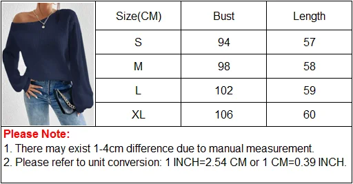 Weg von der Schulter Strickpullover Frauen Neue 2024 Casual Kleidung Langarm Boot-ausschnitt Herbst Winter Grundlegende Lose Oversize Pullover – Detail 1