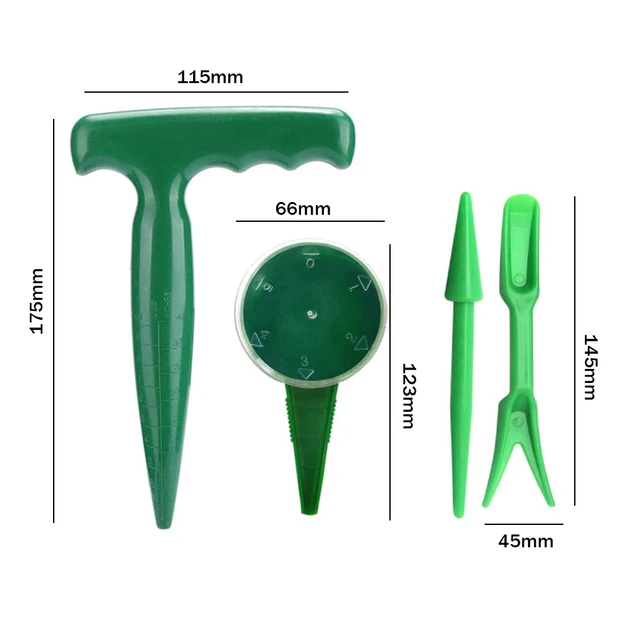 4Db/Beállított Vetőmagátültetés Puncher Műanyag Növényi Vetési Lyuk Lyukas Kézi Gyakorlati Ültetési Készlet Kertészkedőkészülékek - Image 6