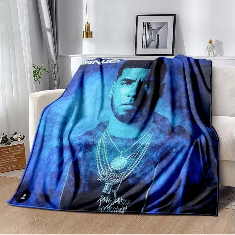 HIP HOP Rapper Anuel AA blanket,for bed room livingroom bed sofa  office,Decke,deka,couverture,deken,cobertor,frazada,tæppe,teppe - AliExpress