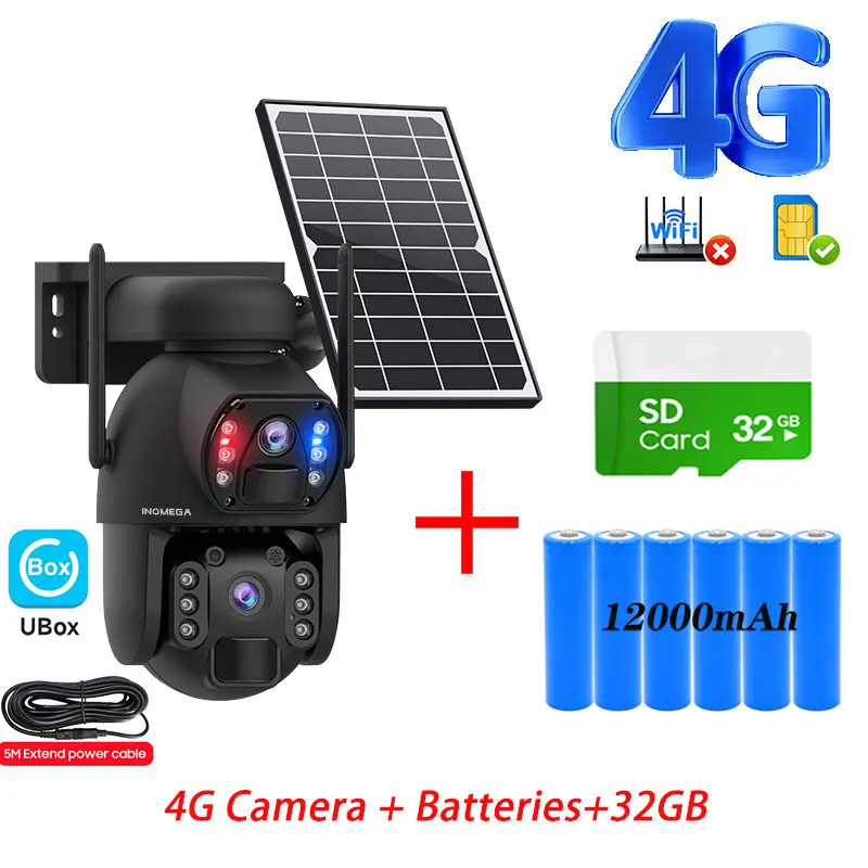 كاميرا أمان لاسلكية خارجية مقاومة للماء INQMEGA ،...