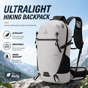 Zaino da Escursionismo 28L con Marsupio, Leggero, Impermeabile, con Cinghie Imbottite, Zaino Multifunzionale per Trekking e Campeggio
