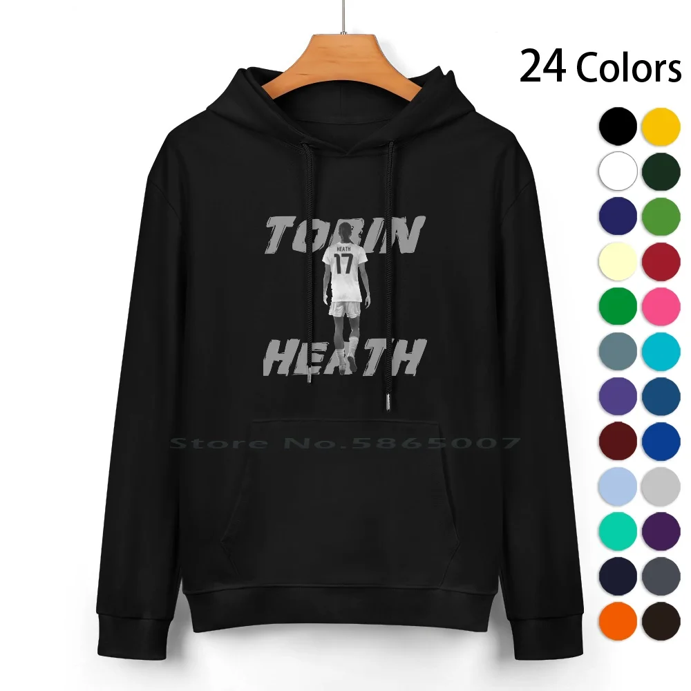 

Tobin Heath Pure Cotton Hoodie Sweater 24 Colors Uswnt Tobin Heath Heath Tobin Talex Tolex Woman Soccer Football Team Usa 100%