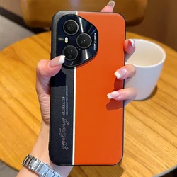 Fluorescent Dual - Color Glow Anti - Oxidation Drop - Resistant Phone Case for Honor 400 China (Orange)