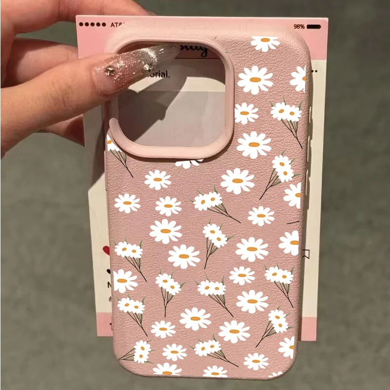 Daisy Pattern Trendy Protective Phone Case