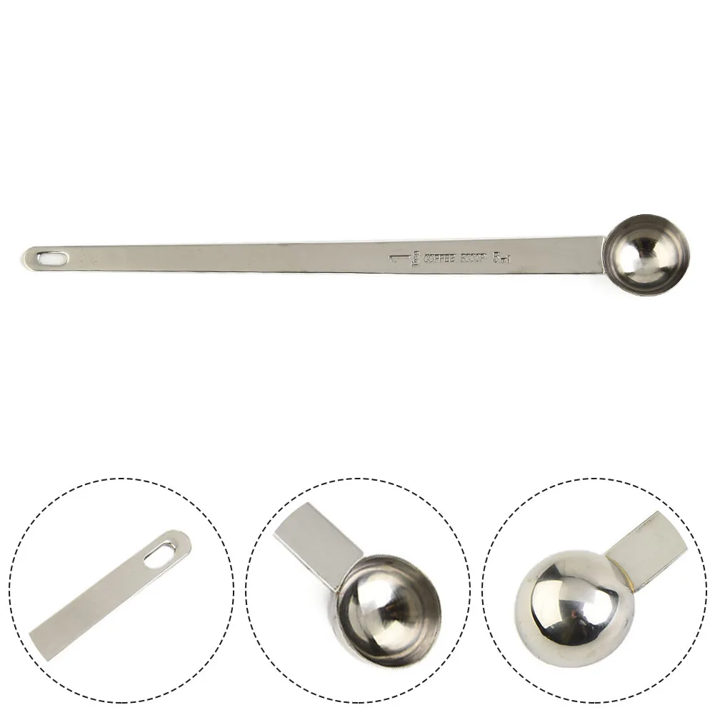 

Stainless Steel Coffee Measuring Spoon Long Handle Spoon Graduated Spoon Kitchen Utensils Multi Functional Multi Specification