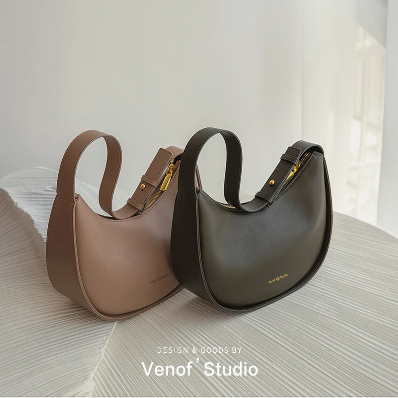 VENOF Women's Brand Soft Leather Shoulder Crossbody Bag Ladie Cowhide ...
