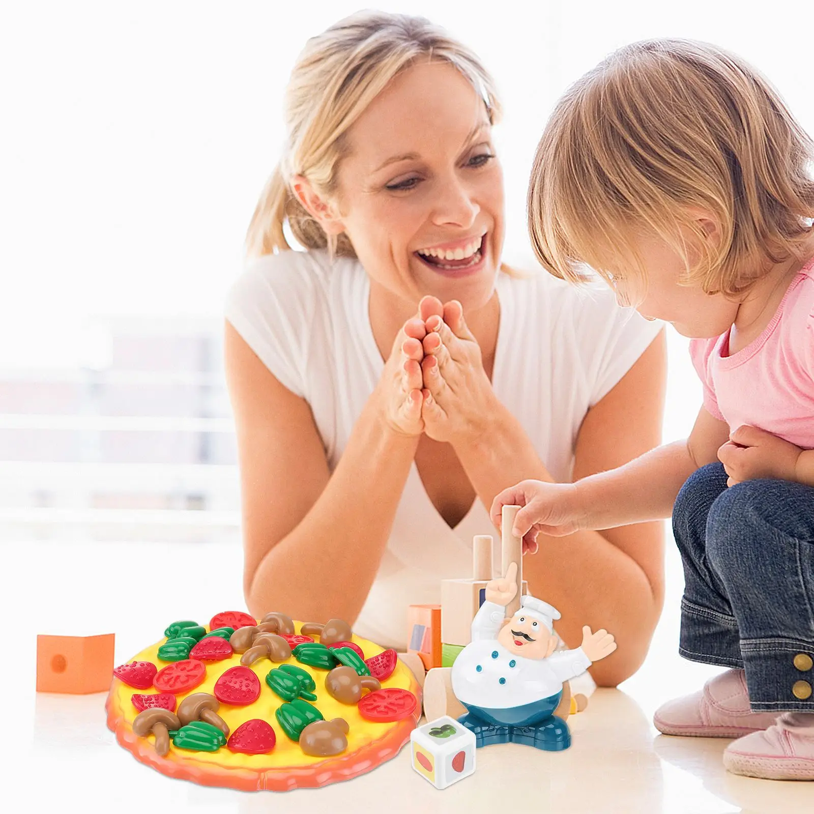 Round Smooth Balancing Pizza Game Kids Toy