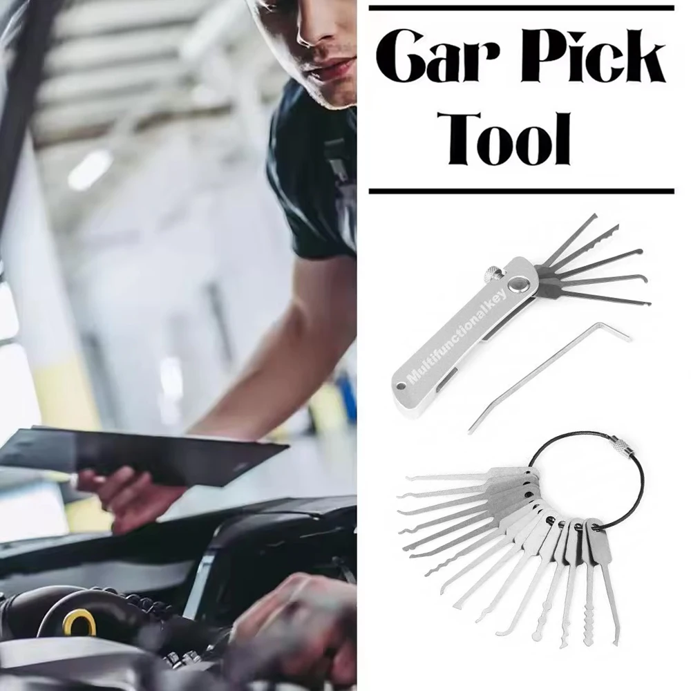 Hook Picks Set Removal Tool Kit Depinning Tool Electrical Connector Pin Removal Kit 23Pcs for Automotive Car