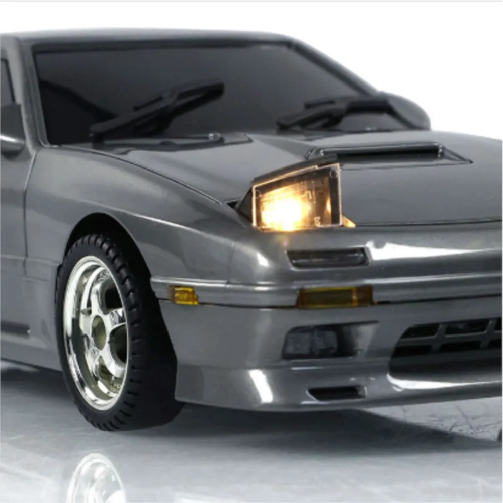 LDRC 1/18 RX7 RWD Voiture RC Drift avec Gyroscope - Blanc
