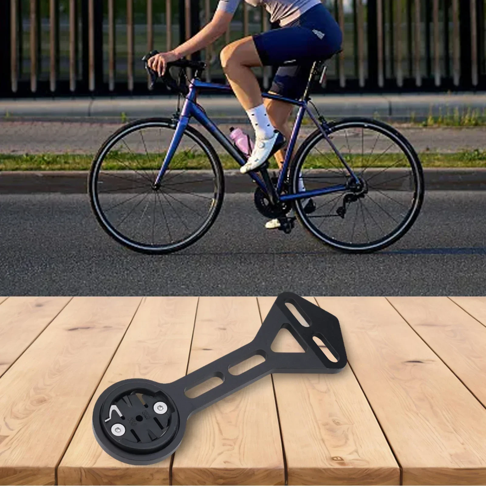 Support Ordinateur Vélo Alliage Aluminium - Pour Guidons F12 F MOST - Poids 51g - Réduit La Résistance Au Vent - Compatible Garmin, Wahoo