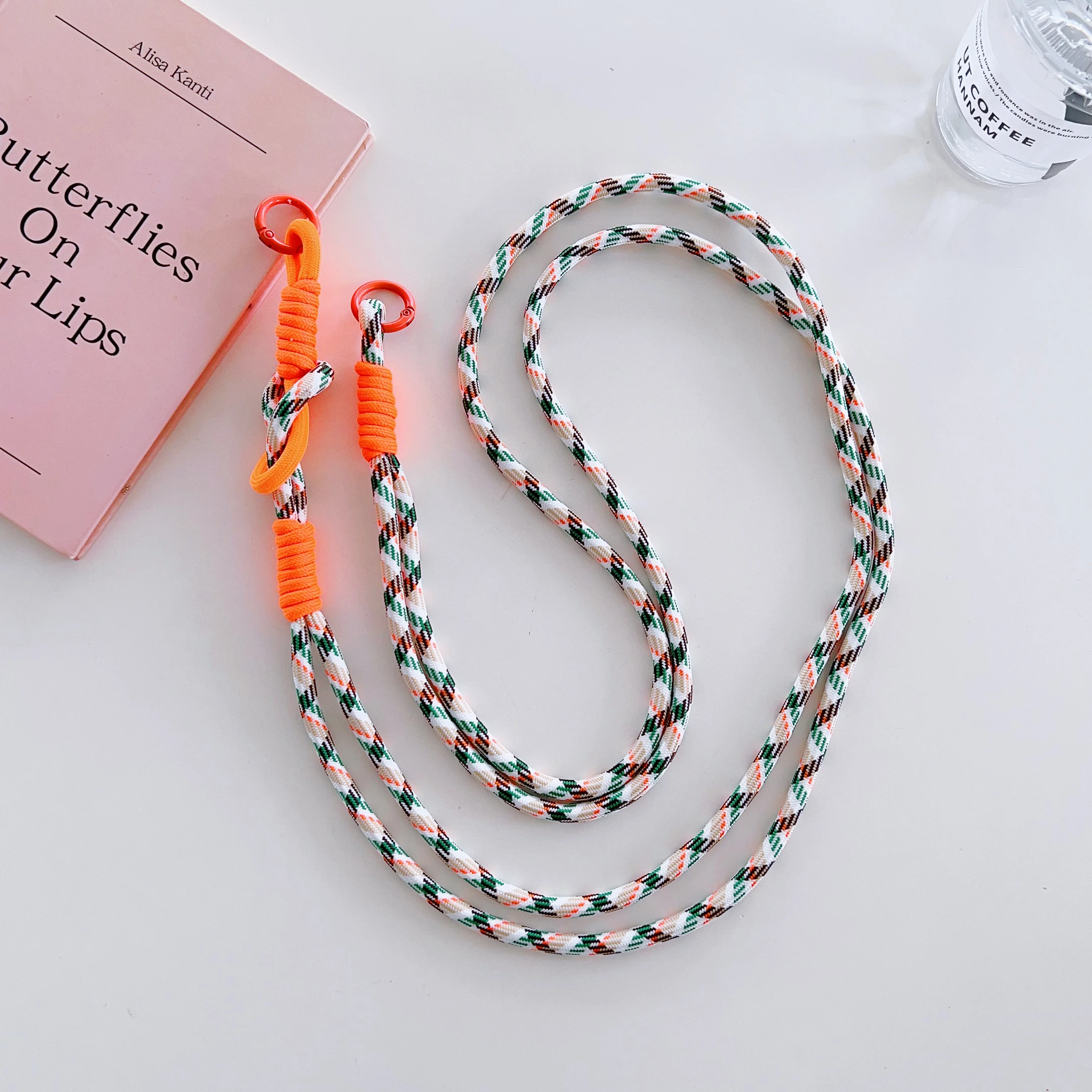 Hand-Woven Colorful Phone Lanyard Crossbody Strap