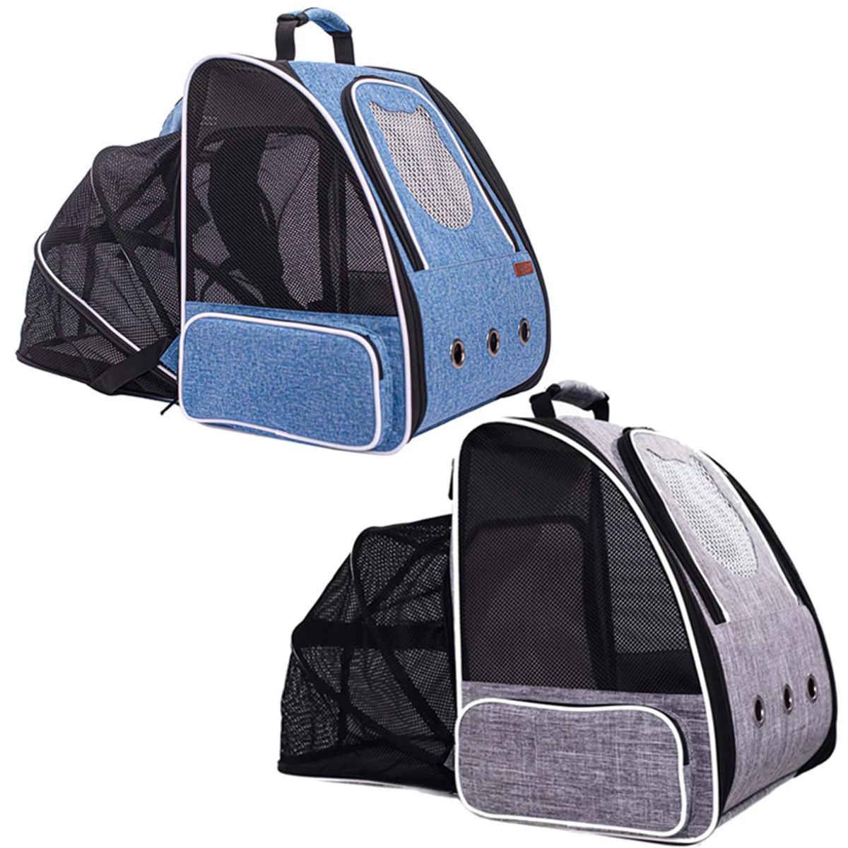 

Expandable Large Cat Backpack Carrier Ventilation Pet Carrier Backpack for Fat Cat and Dog 16 Pounds Dog Travel Hiking Backpack