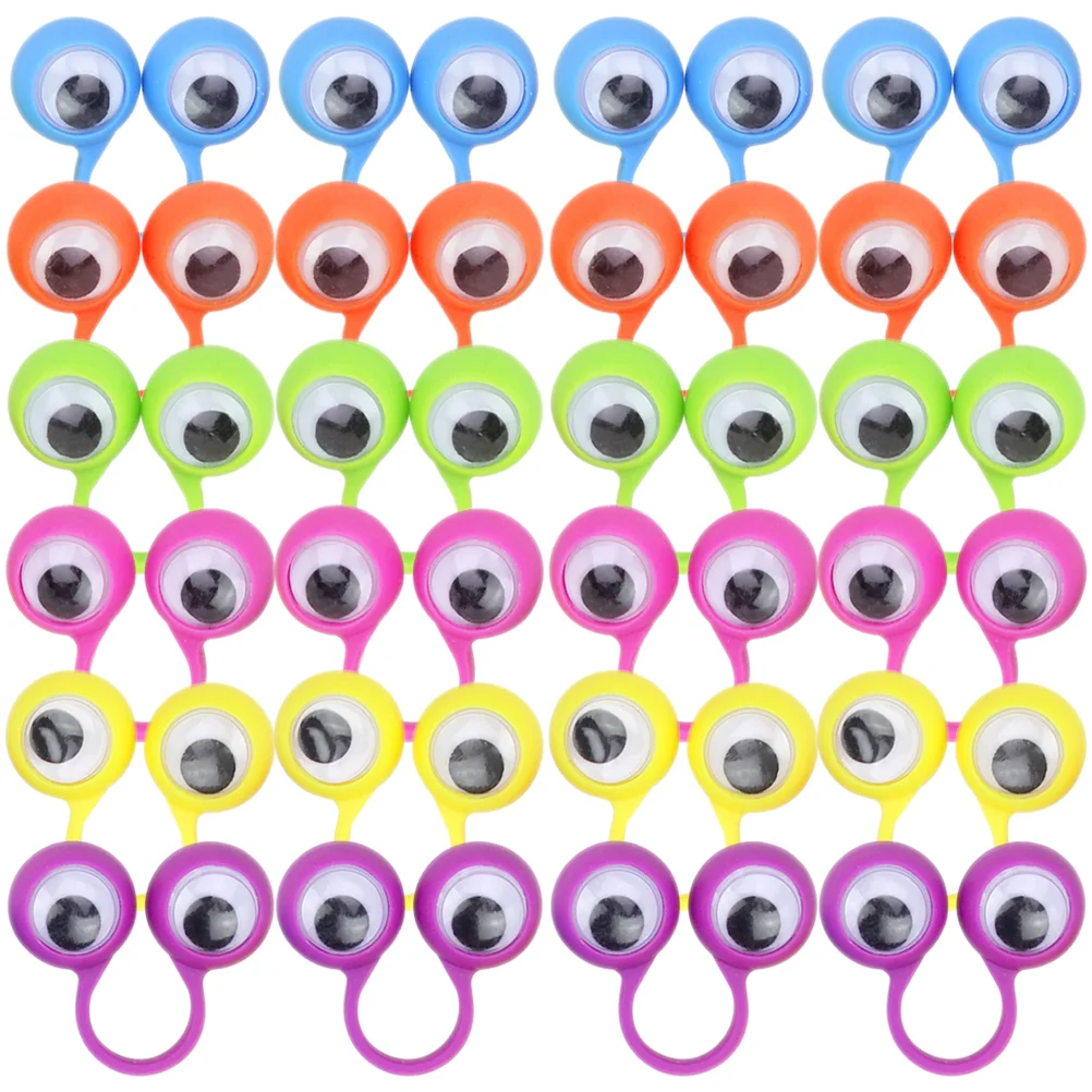 

Finger Small Childrens Toys Puppet Eyeball Kids Puppets Plastic Toy Googly Rings Eyes Ball Eyeballs Little Fake Middle Hands