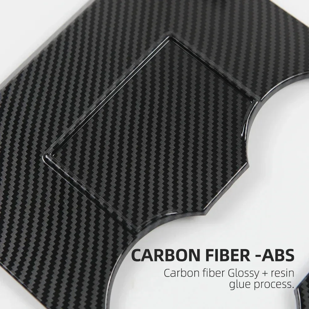 테슬라 모델 3 2017-2020용 센터 콘솔 커버 인테리어 장식 개조 액세서리 중앙 제어 푸시-풀 사용에 영향을 주지 않음