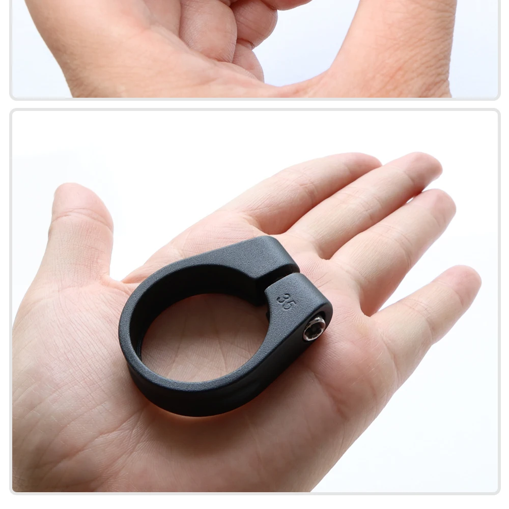 JawboneBicycle Sattelstützenklemme CNC-Legierung Licht Sattel Sattelstütze für 25,4 27,2 30,9 31,6 mm Schloss Fahrrad Radfahren Zubehör – Detail 10