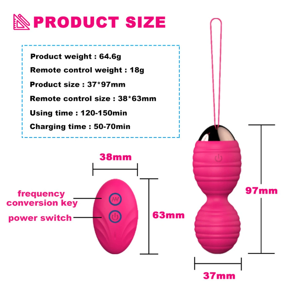 Sexuale Female Chinese Vaginal Balls to Exercise Pelvic Floor Kegel Trainer for Women Steel Sex Ball Vaginal Tightening Products