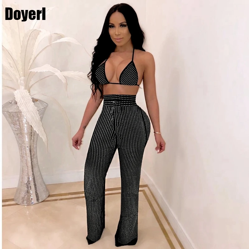 Flare Pant Suits Matching Sets 