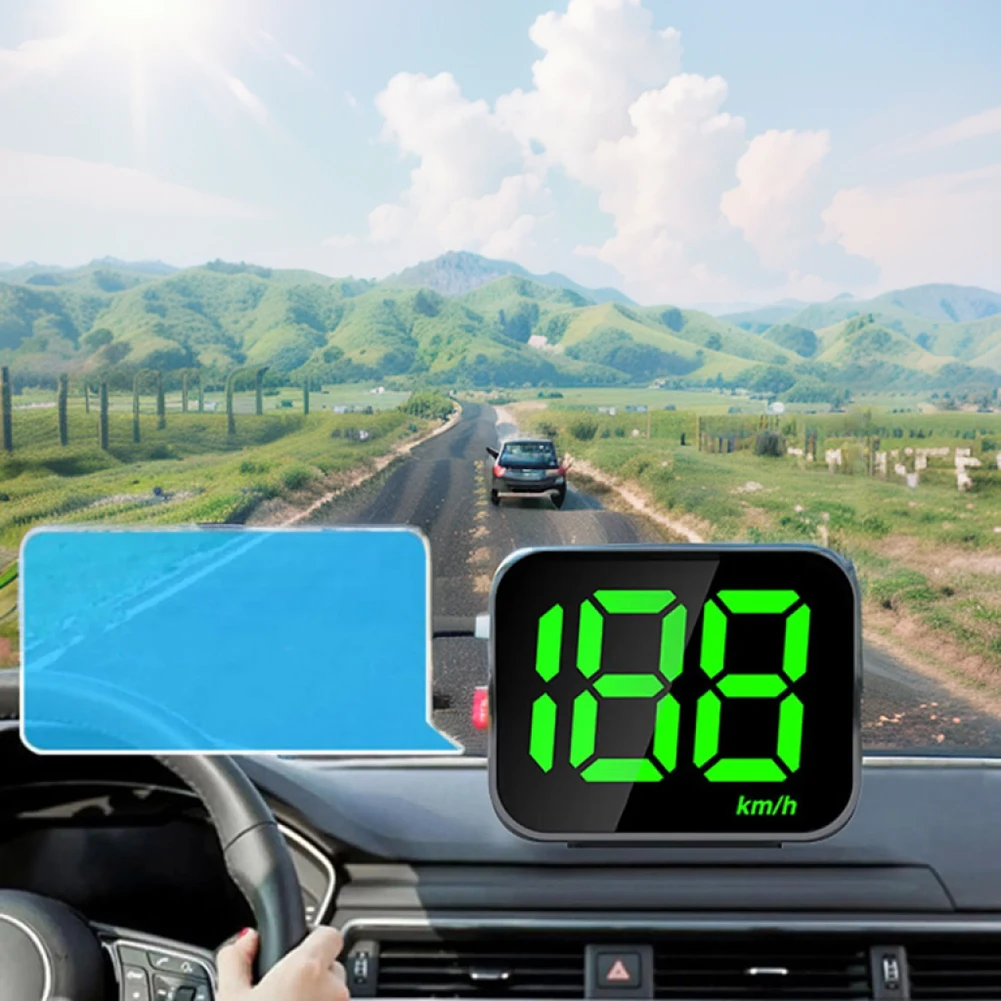 ڵ GPS HUD  Ʈ  ӵ, ӵ ǽð ÷,  ڵ  ÷,   , MPH km/h HUD