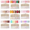 BORN PRETTY 6pcs Crystal Amber Gel Nail Polish Set Jelly Pink Nude Winter Semi Permanent Soak Off UV LED Varnish Manicure Kits 1
